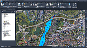 Integrate HEC-RAS directly with AutoCAD drawing files, Bentley MicroStation drawing files and ESRI ArcGIS map data. Export completed HEC-RAS models and results to AutoCAD (including AutoCAD Civil 3D and Map 3D), MicroStation and ESRI ArcGIS.